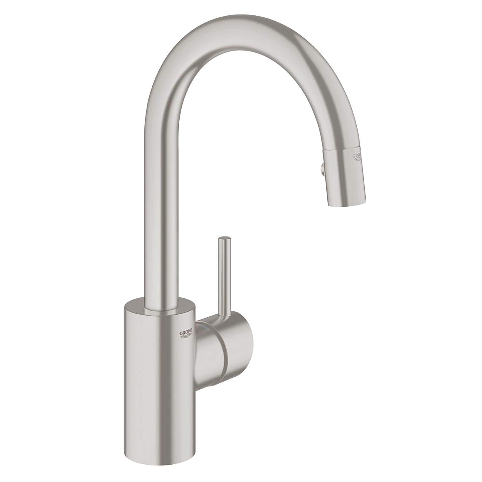 Single-Handle Pull Down Dual Spray Kitchen Faucet 1.75 GPM